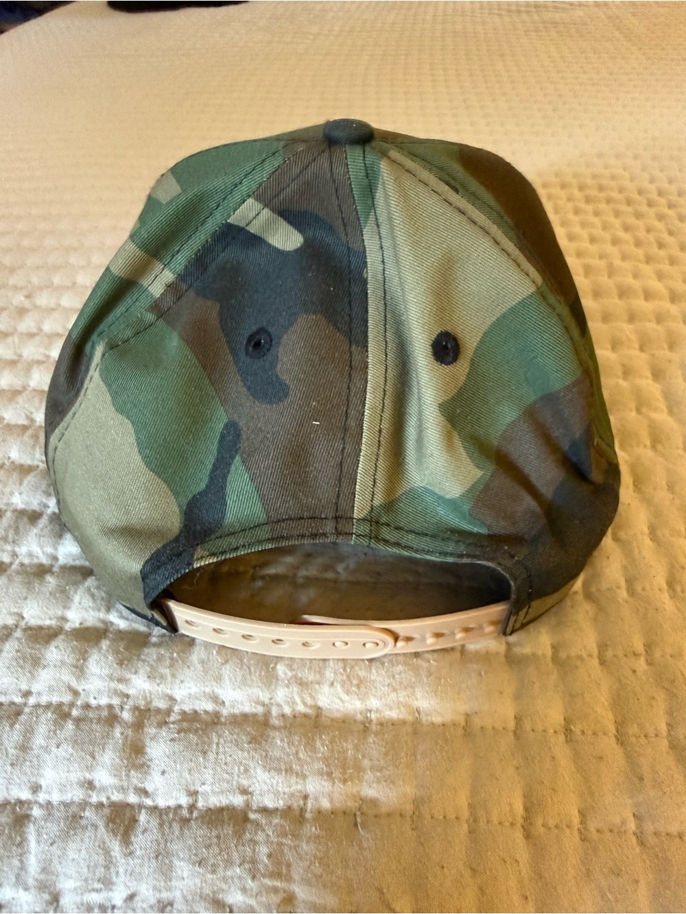 New Era Los Angeles Camo Flat Brim Cap - Green/Brown - Picture 4 of 7